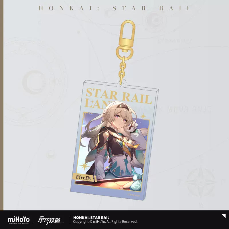 Honkai:Star Rail LAND 2024 Acrylic Keychain Pendant Stelle (In-Stock)