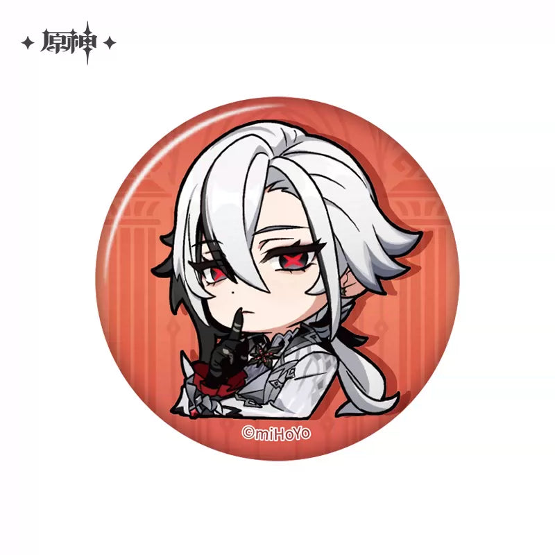 Genshin Impact Chibi Emoticon Series Badge Vol 5