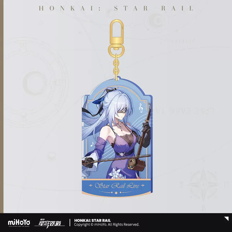 Honkai:Star Rail LIVE Character Acrylic Pendant Keychain