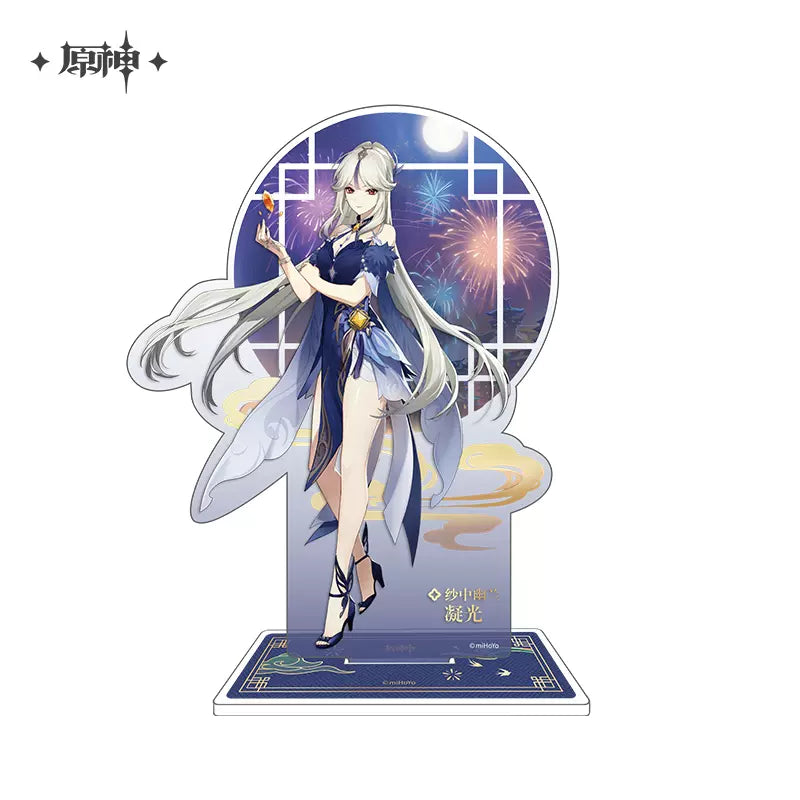 Genshin impact Teyvat Fashion Series Acrylic Standee & Badge