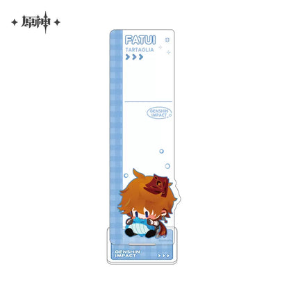 Genshin Impact Chibi Character Sticky Notepad Stand