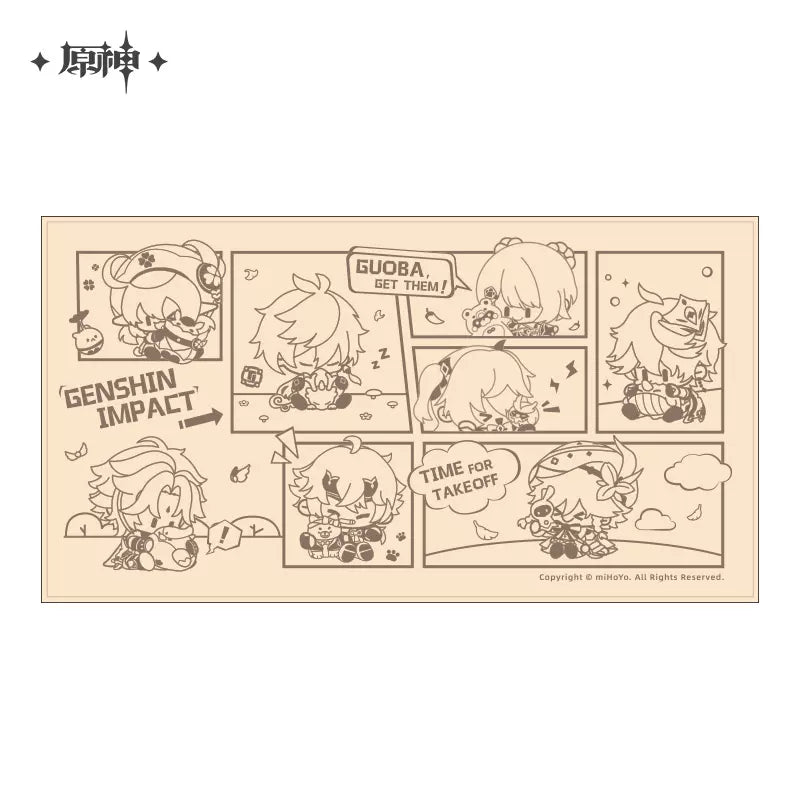 Genshin Impact Chibi Character Sticky Notepad Set