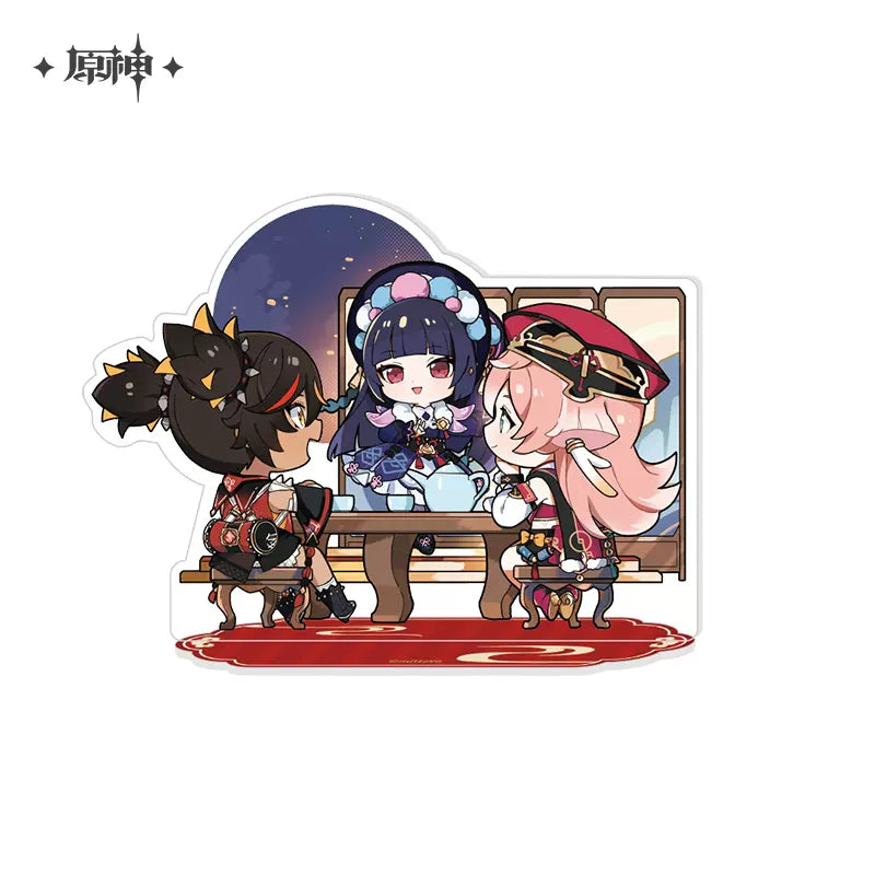 Genshin Impact The Exquisite Night Chimes Chibi Series Acrylic Standee