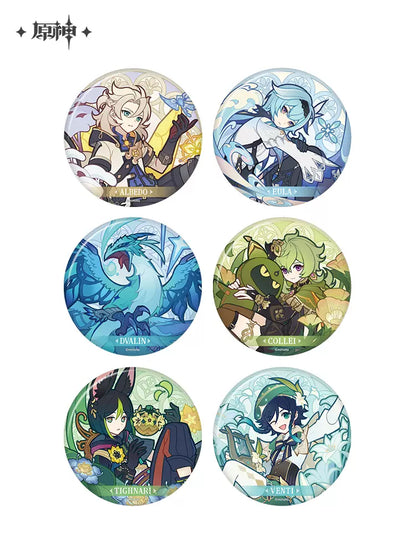 Genshin impact Windblume's Breath Themed Series Badge