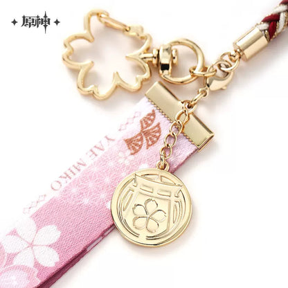 Genshin Impact Yae Miko Theme Impression Bookmark & Keychain Strap