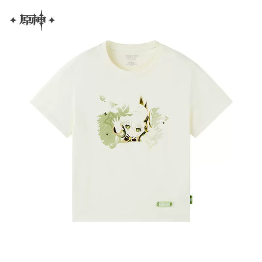 Genshin Impact Nahida Themed T-Shirt White Character