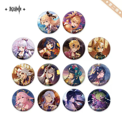 Genshin Impact Themed Series Character Badge (In-Stock)