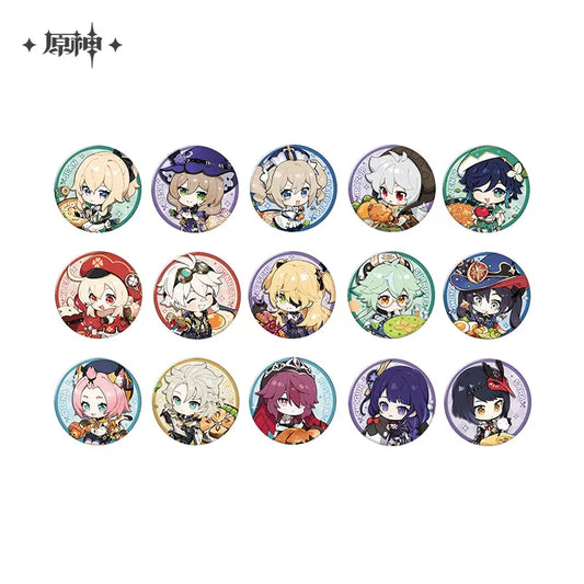 Genshin Impact Delicious Party Themed Series Character Badge Vol 2