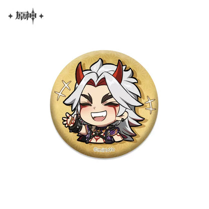 Genshin Impact Chibi Emoticon Series Badge Vol 1