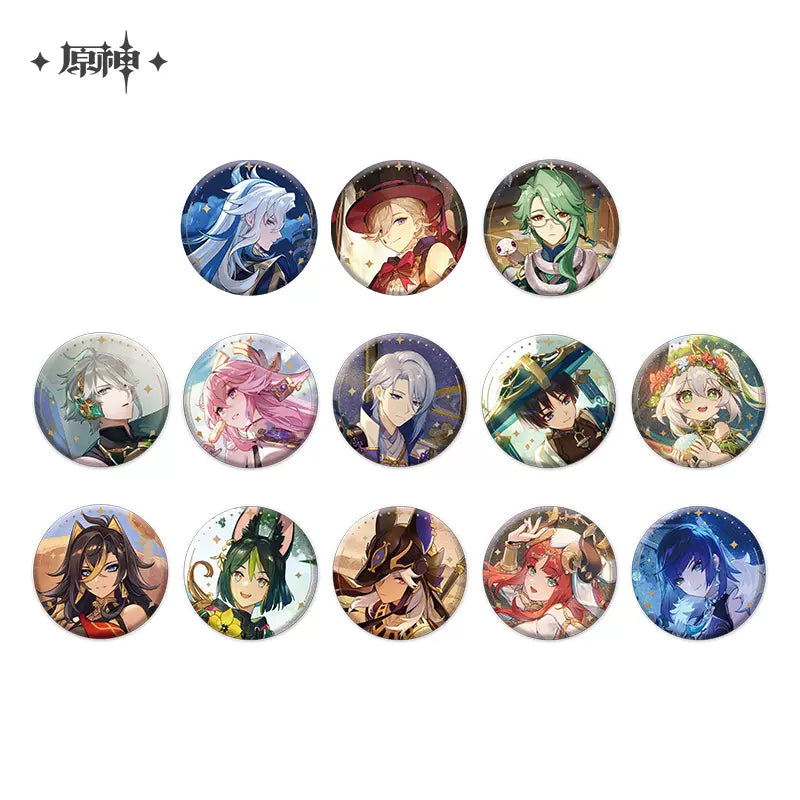 Genshin Impact Anecdote Series Character Badge (In-Stock)