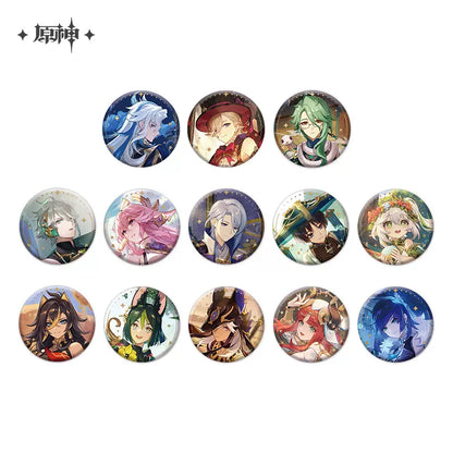 Genshin Impact Anecdote Series Character Badge (In-Stock)