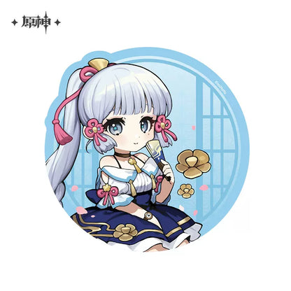 Genshin Impact Outdoor Outfit Themed Series Chibi Character Mousepad