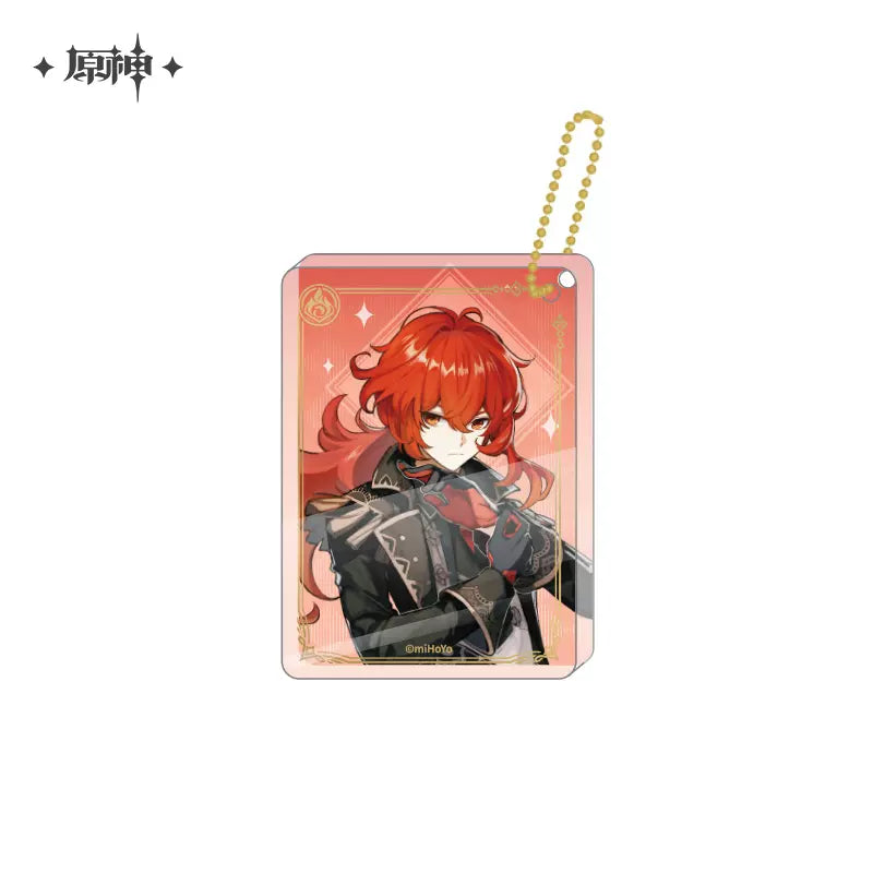 Genshin Impact Themed Series Character Thick Acrylic Keychain