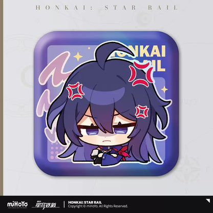 Honkai: Star Rail Pom-Pom Exhibition Hall Series Square Badge