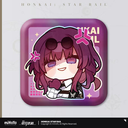 Honkai: Star Rail Pom-Pom Exhibition Hall Series Square Badge