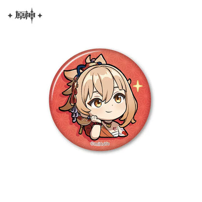 Genshin Impact Chibi Emoticon Series Badge Vol 1