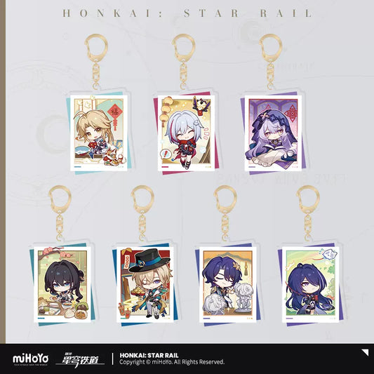 Honkai: Star Rail New Year Series Character Acrylic Pendant Keychain