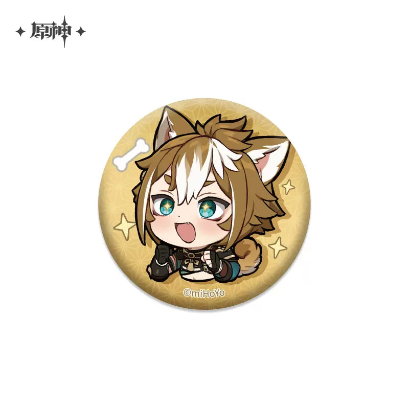 Genshin Impact Chibi Emoticon Series Badge Vol 1