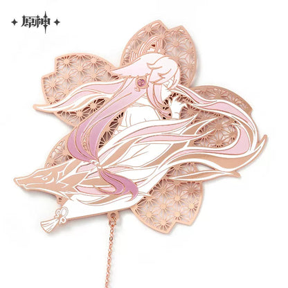 Genshin Impact Yae Miko Theme Impression Bookmark & Keychain Strap