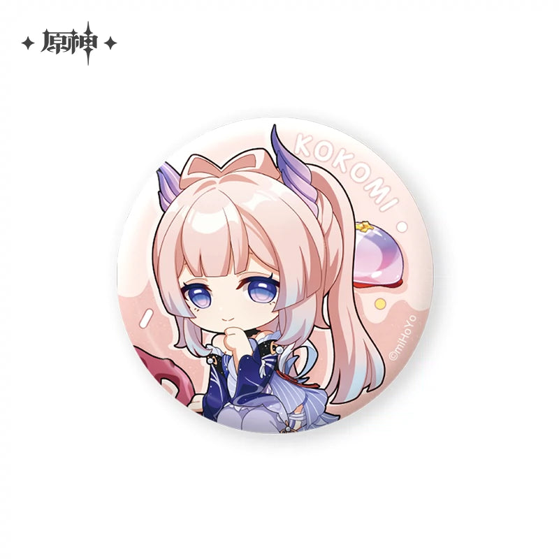 Genshin Impact Sweet Summer Themed Series Character Badge