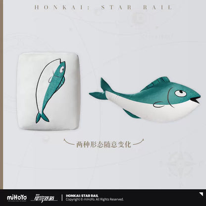 Honkai:Star Rail Qingque's Celestial Jade Fish Tile Convertible Pillow