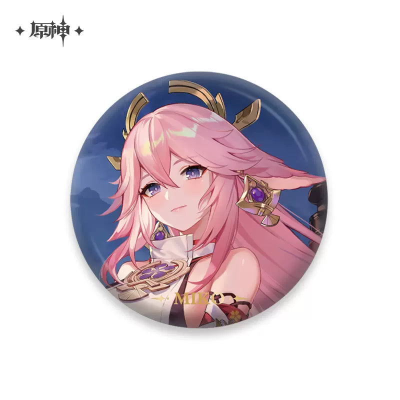 Genshin Impact Themed Series Character Badge (In-Stock)