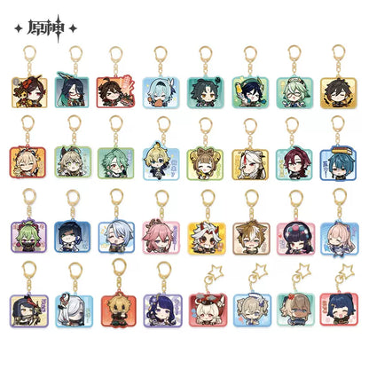 Genshin Impact Chibi Emoticon Series Keychain Vol 1