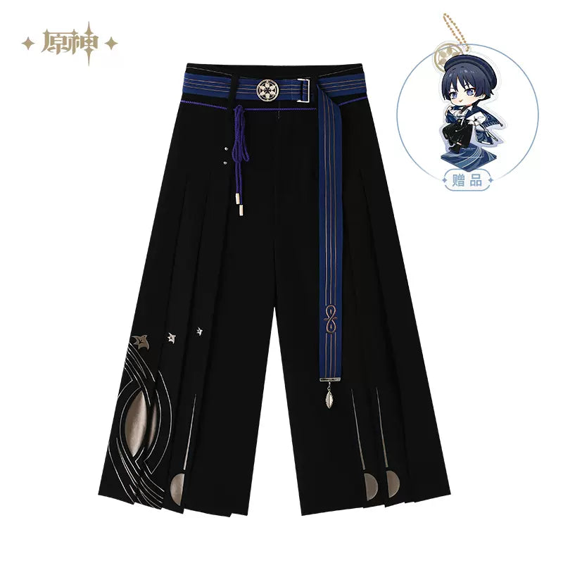 Genshin Impact Wanderer Themed Wide Long Pants w/ Bonus