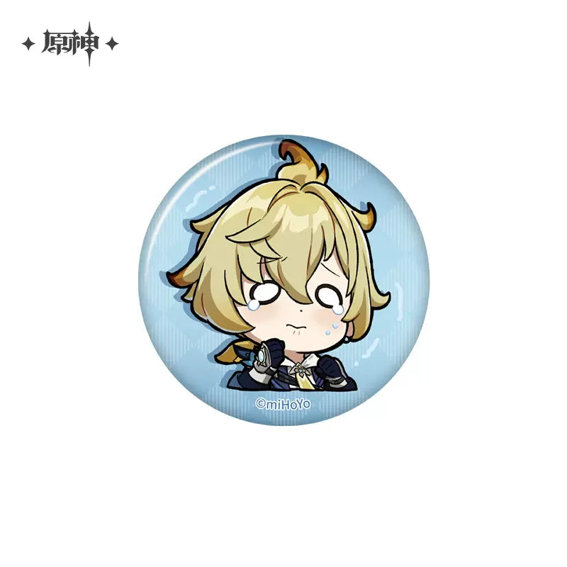 Genshin Impact Chibi Emoticon Series Badge Vol 1