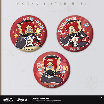 Honkai: Star Rail Pom-Pom Exhibiton Hall Series Badge Set (Set Of 3)