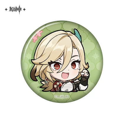 Genshin Impact Chibi Emoticon Series Badge Vol 3