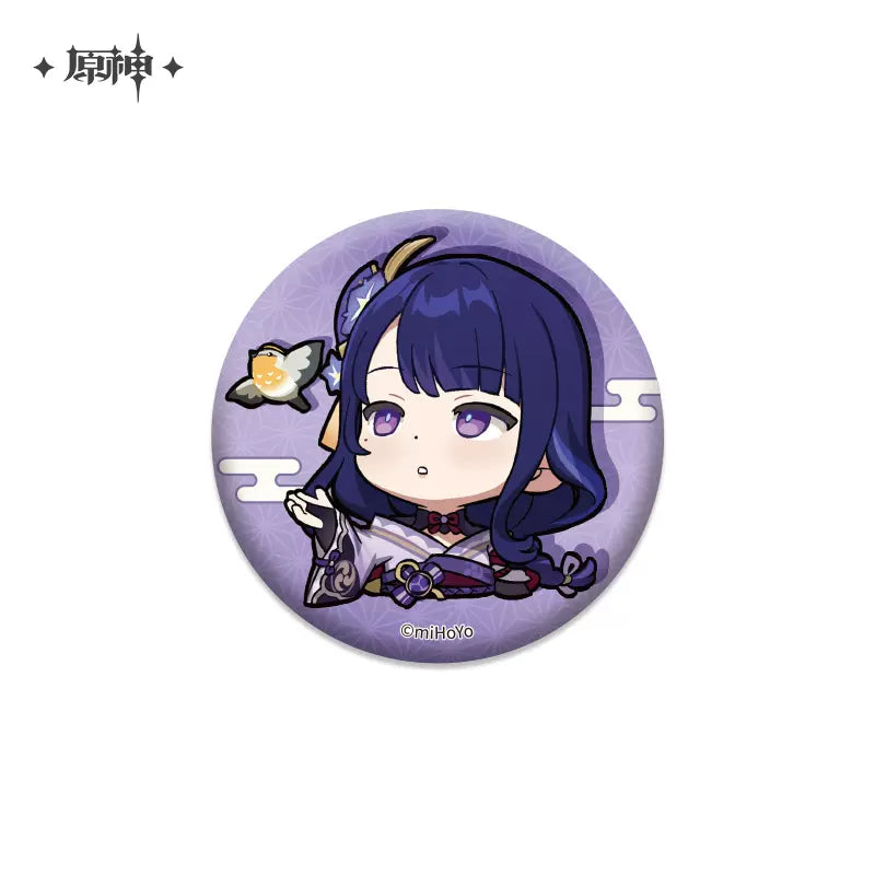 Genshin Impact Chibi Emoticon Series Badge Vol 1