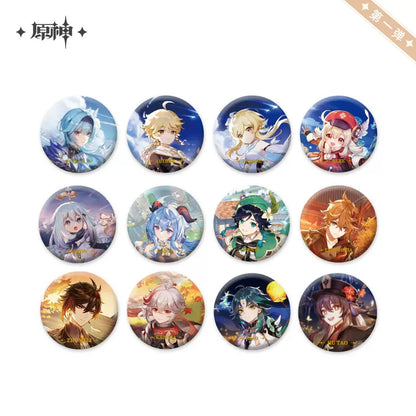 Genshin Impact Themed Series Character Badge (In-Stock)