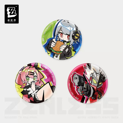 Zenless Zone Zero Ridu Series Chibi Badge Cunning Hares