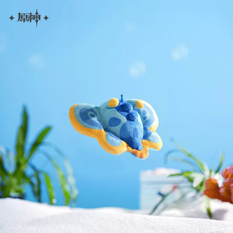 Genshin Impact Fontaine Themed Angel Sea Hare Plush Keychain