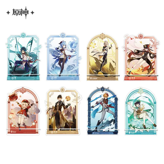 Genshin Impact Character Wish Banner Art Series Mobile Phone Stand