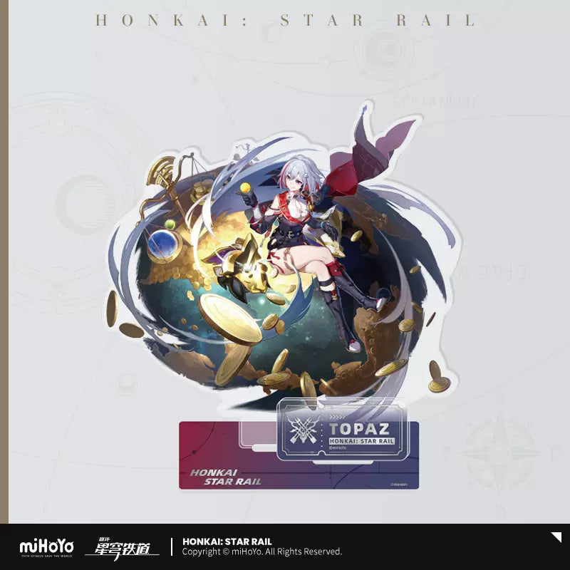 Honkai: Star Rail The Hunt Path Character Art Standee Topaz & Numby (In-Stock)