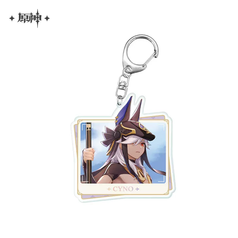 Genshin Impact Character PV Series Acrylic Pendant Keychain