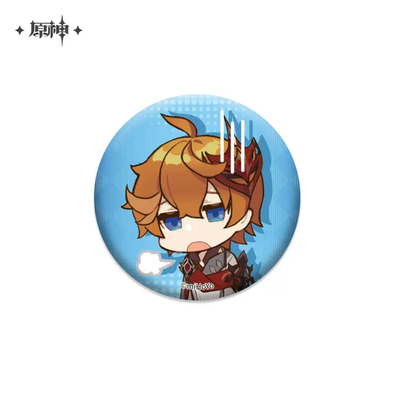 Genshin Impact Chibi Emoticon Series Badge Vol 2