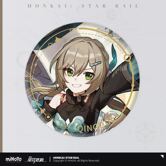 Honkai: Star Rail Erudition Path Qingque Character Art Series Badge (In-Stock)