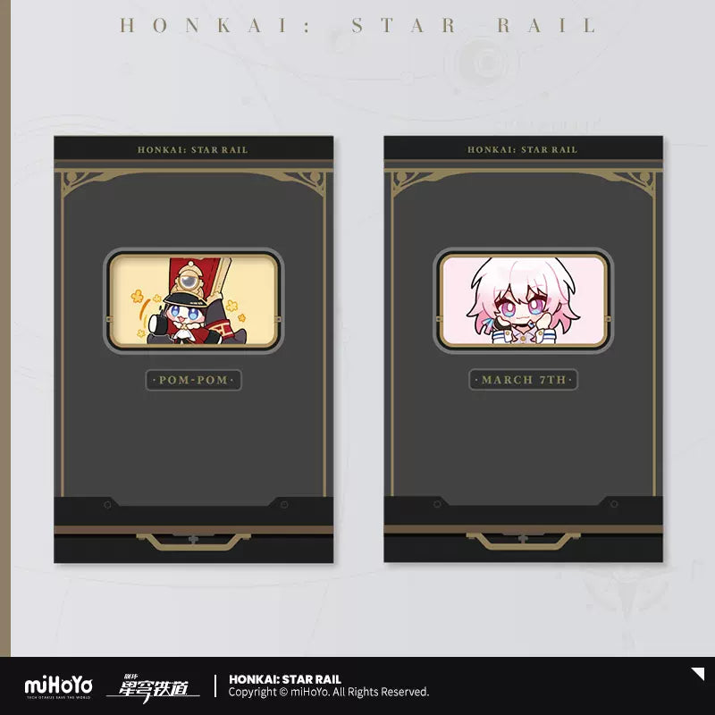 Honkai: Star Rail Pom-Pom Exhibition Hall Series Chibi Series Sticky Pad