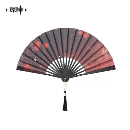 Genshin Impact Hu Tao Themed Folding Fan