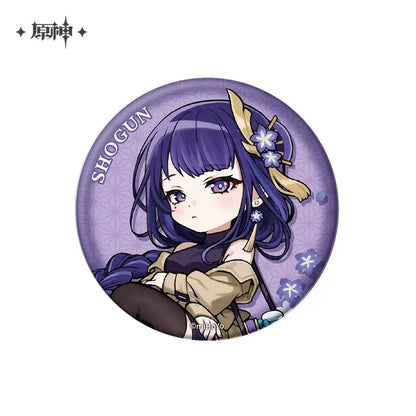 Genshin Impact Outdoor Outfit Themed Series Chibi Character Badge