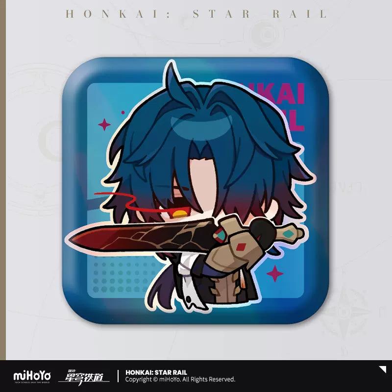 Honkai: Star Rail Pom-Pom Exhibition Hall Series Square Badge