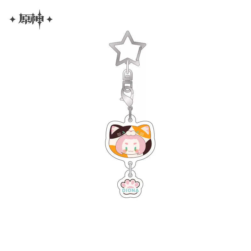 Genshin Impact Teyvat Zoo Series Acrylic Pendant Keychain