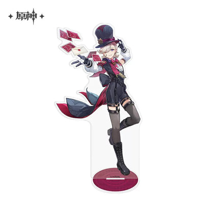 Genshin Impact Game Art Exhibition Acrylic Standee, Badge & File