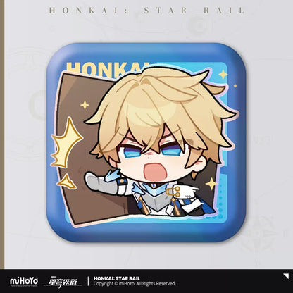 Honkai: Star Rail Pom-Pom Exhibition Hall Series Square Badge