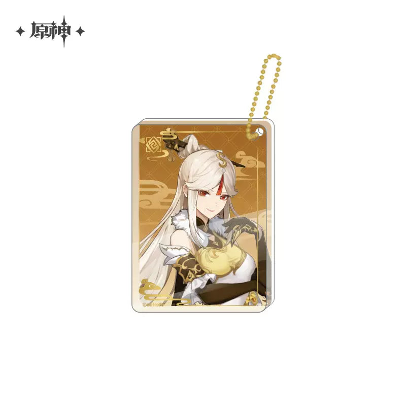 Genshin Impact Themed Series Character Thick Acrylic Keychain