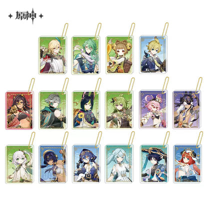 Genshin Impact Themed Series Character Thick Acrylic Keychain