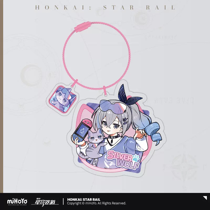 Honkai:Star Rail Tiny Cat Series Acrylic Pendant